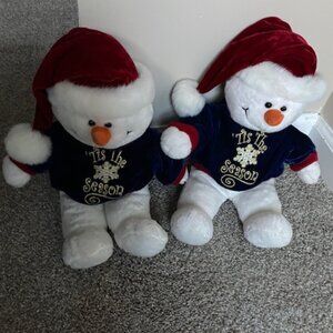 Set of 2 Holiday "Dan Dee" brand Bears